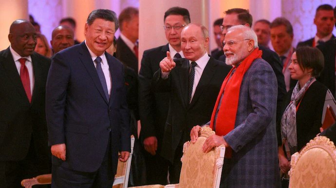 Xi Jinping and BRICS leaders