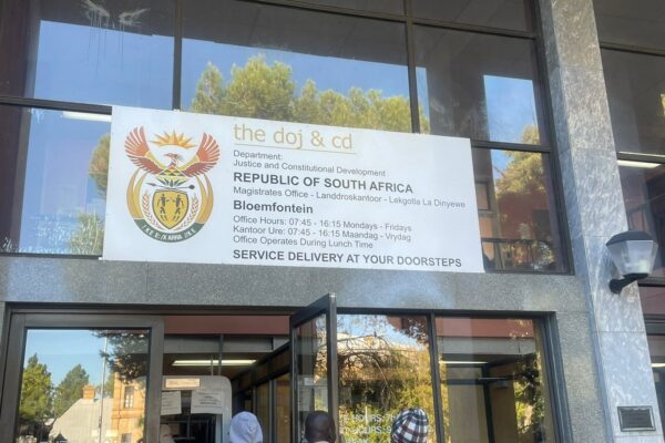 South African Constitutional Court in Bloemfontein.