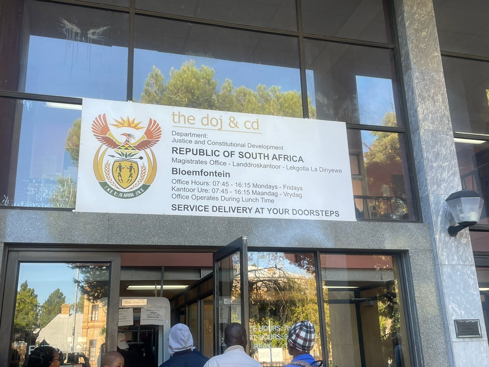 South African Constitutional Court in Bloemfontein.