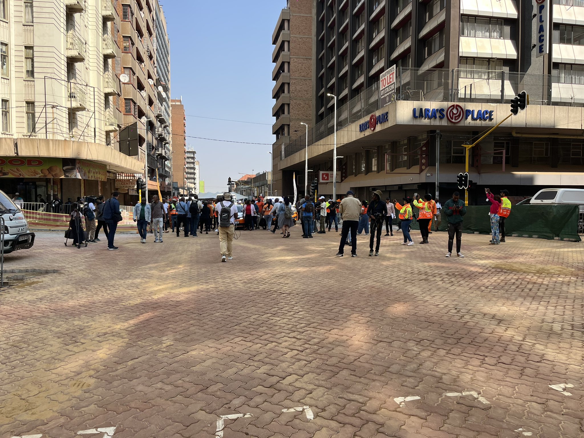 City of Johannesburg reopens Lilian Ngoyi street.