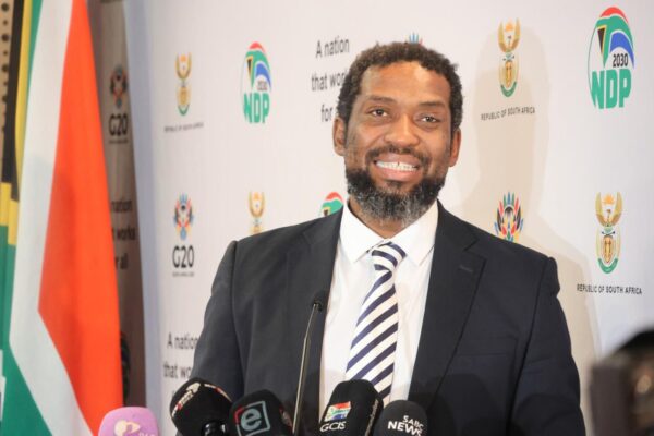 The Department of Higher Education and Training, Buti Manamela announces the opening of NSFAS applications. (HigherEduZA/via X)