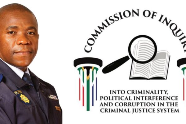 Lt-General Nhalnhla Mkhwanazi testifies first in the Madlanga Commission. (Justice, crime prevention, and security/ via X)