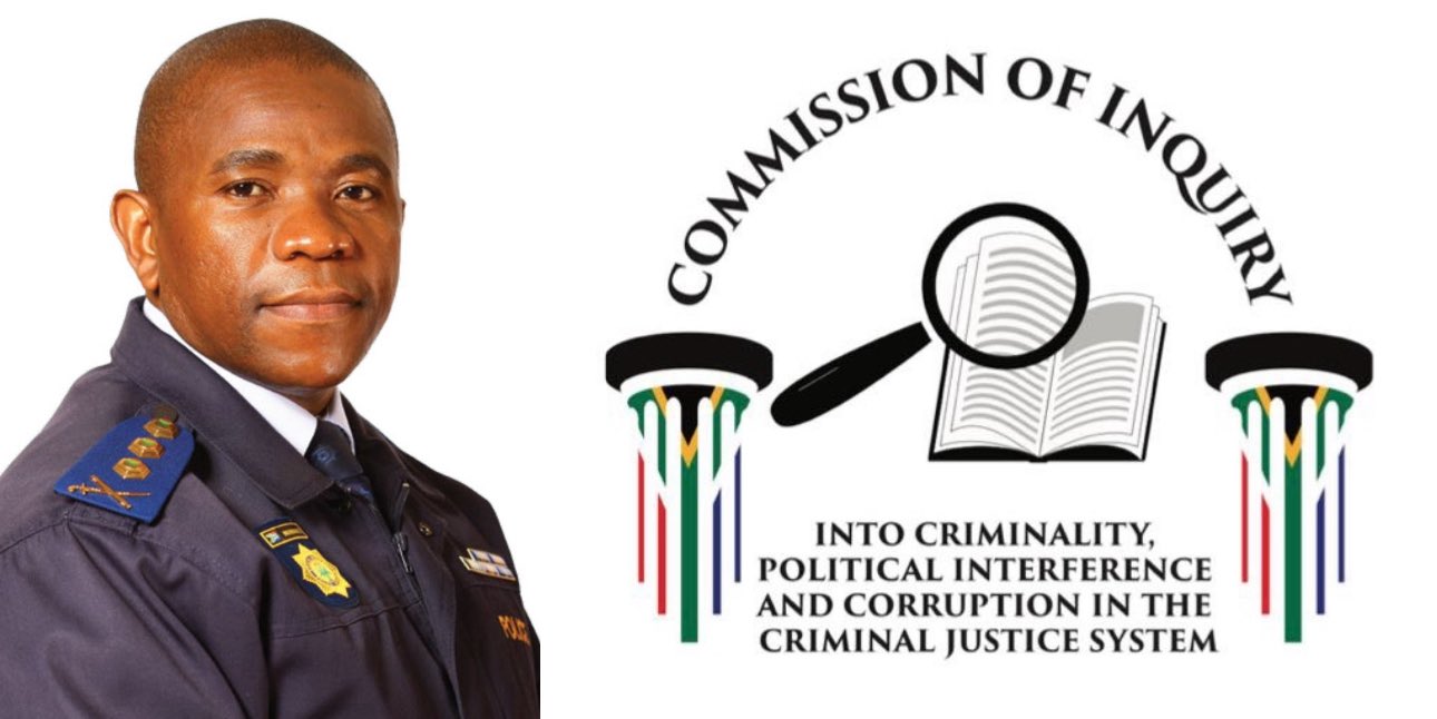 Lt-General Nhalnhla Mkhwanazi testifies first in the Madlanga Commission. (Justice, crime prevention, and security/ via X)