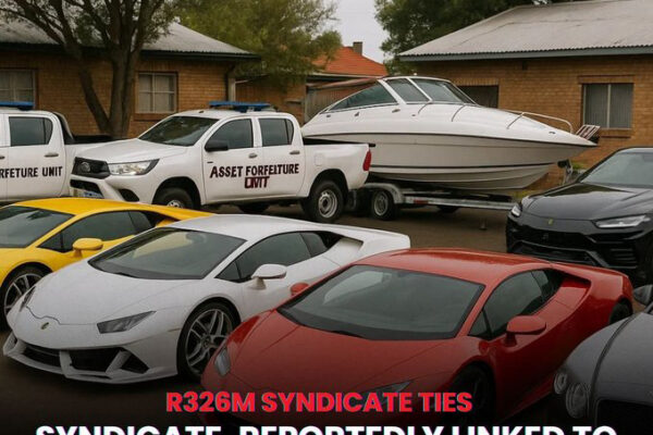 A suspect arrested in R326million health corruption. (DA/via X)